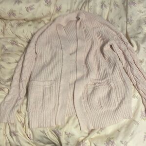 Abercrombie & Fitch Light Pink Knitted Cardigan